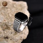 Anillo Ojo de Tigre en Acero Inoxidable – Litoterapia
