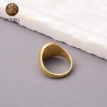 Anillo Ojo de Tigre Puro: Estilo Sobrio