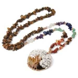 collar arbol de la vida ojo tigre equilibra tus chakras tigre 217 1 1