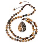 Collar Árbol de la Vida Ojo de Tigre