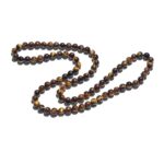 Collar de cuentas de ojo de tigre - Cuentas redondas