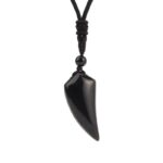 Collar de ojo de tigre para hombre – Colgante Diente de Tigre