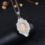 Collar de ojo de tigre para mujer