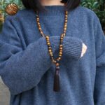 Collar Mala Ojo de Tigre Alivia el Dolor