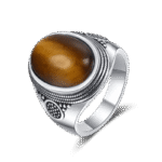 Magnífico Anillo Ojo de Tigre para Mujer