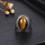 Magnífico Anillo Ojo de Tigre para Mujer
