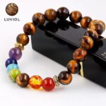 Pulsera Chakra Ojo de Tigre – Perlas naturales