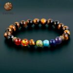Pulsera Chakra Ojo de Tigre – Perlas naturales