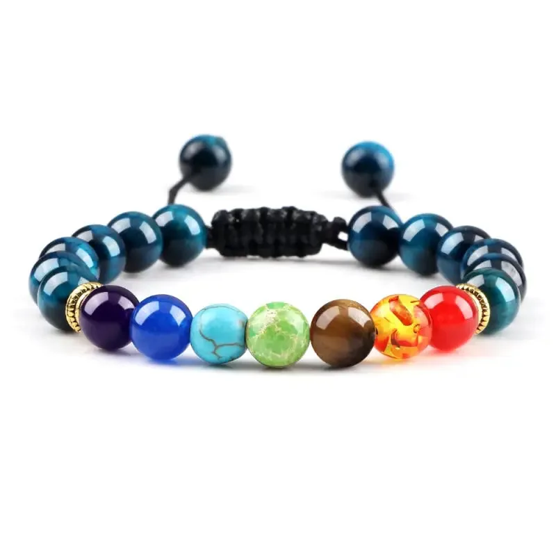 pulsera chakras semipreciosas ojo de halcon titulo predeterminado 693 1 Pulsera Ojo de Halcón, Pulsera Ojo de Tigre, Pulsera Ojo de Tigre Hombre, Pulsera Ojo de Tigre Mujer Luviol