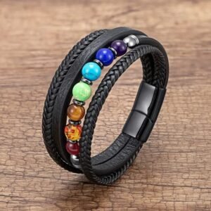 pulsera de los 7 chakras para hombre perlas naturales ergonomicas 730 1 1