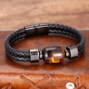 pulsera de ojo tigre para hombre 19cm 598 1 1