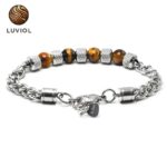 Pulsera de ojo de tigre para hombre – Ojo de Tigre Amarillo
