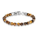 Pulsera de ojo de tigre para hombre