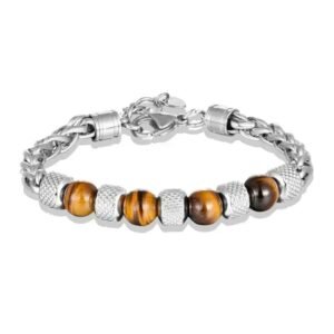 pulsera de ojo tigre para hombre ojo 810 1 1