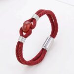 Pulsera de ojo de tigre para mujer – de Cuerda