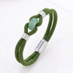 Pulsera de ojo de tigre para mujer – de Cuerda