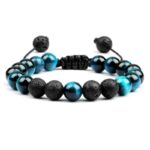 Pulsera de piedra de halcón de energía poderosa