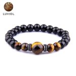Pulsera de Piedras Naturales de 17cm a 23cm: Look Moderno