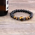 Pulsera de Piedras Naturales de 17cm a 23cm: Look Moderno