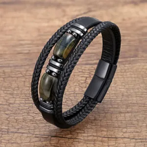 pulsera hombre ojo de halcon proteccion espiritual 19cm 131 1 Anillo Ojo de Tigre Luviol
