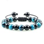 Pulsera Obsidiana Ojo de Halcón: Estilo Moderno