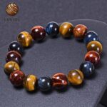 Pulsera Ojo de Tigre Toro Halcón, 100% Natural