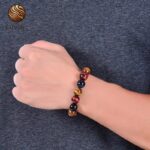 Pulsera Ojo de Tigre Toro Halcón, 100% Natural