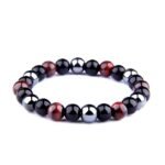 Pulsera Piedra Ojo de Toro Triple Protección